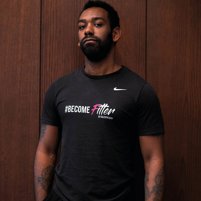T-shirt Nike Homme Become Fitter - #Become Fitter by Valentin Siry