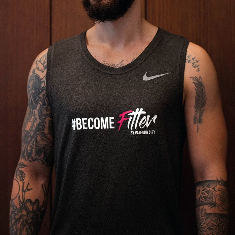 T-shirt Nike Homme Become Fitter - #Become Fitter by Valentin Siry